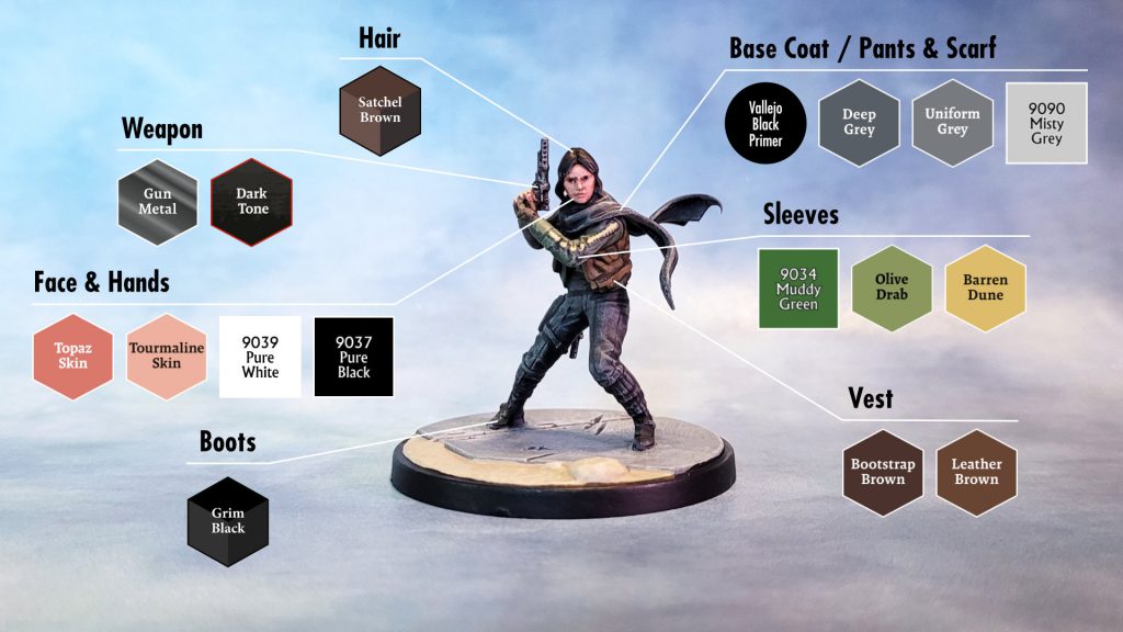 Jyn Erso color guide