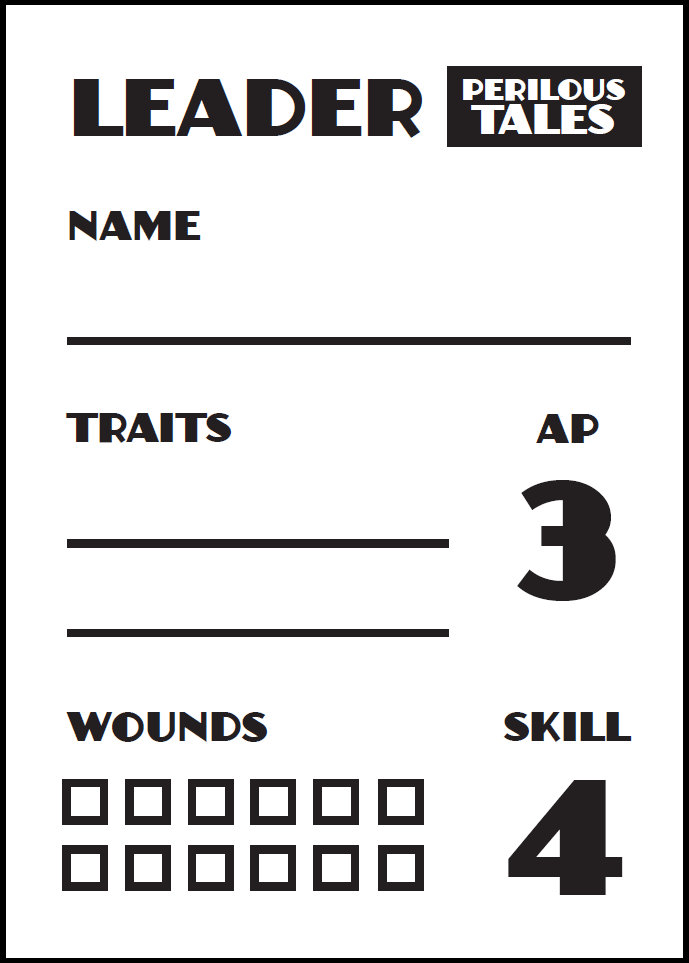 Perilous Tales stat card