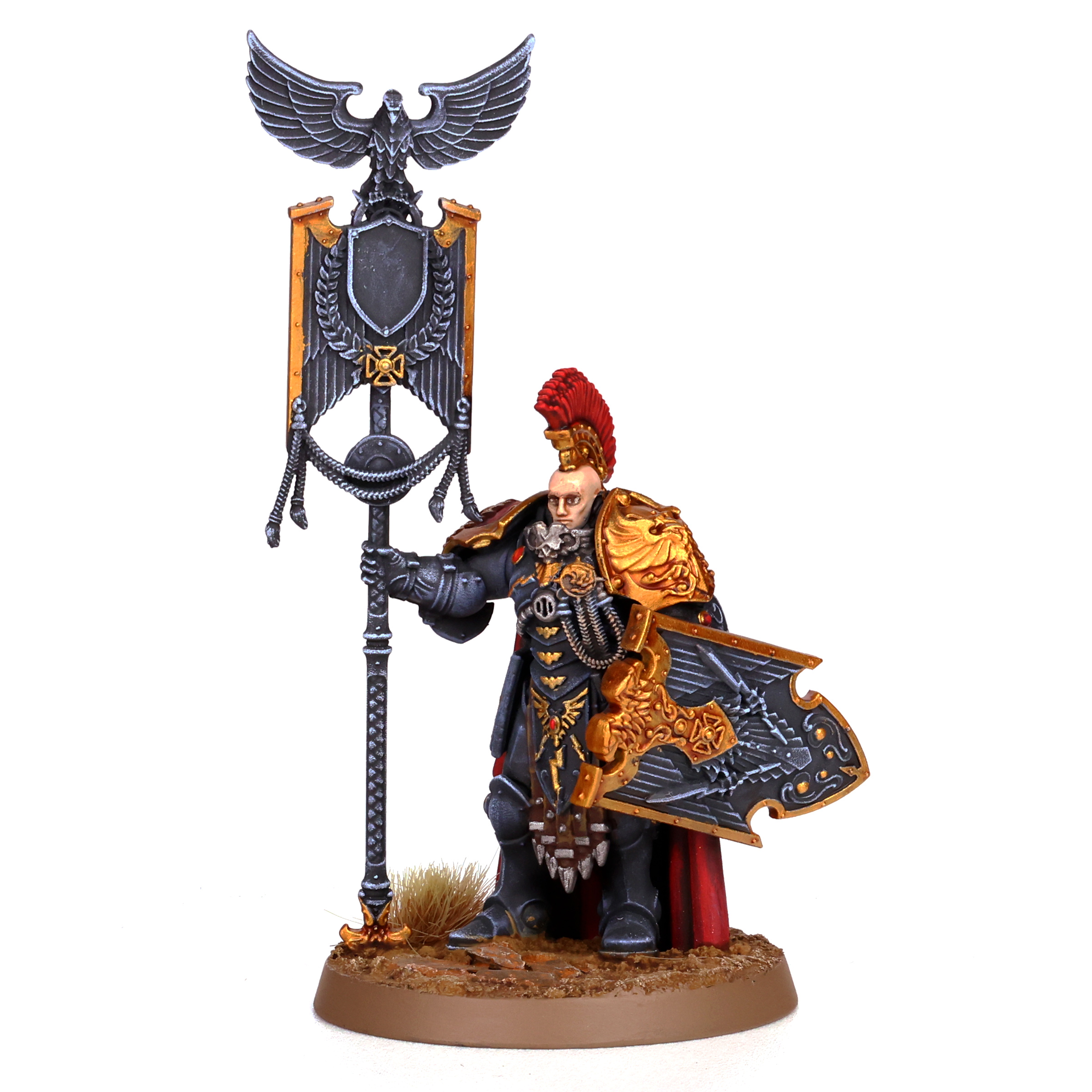 Adeptus Custodes Custodian Sentinels or Custodian Guard painted as Shadowkeepers by Pendulin