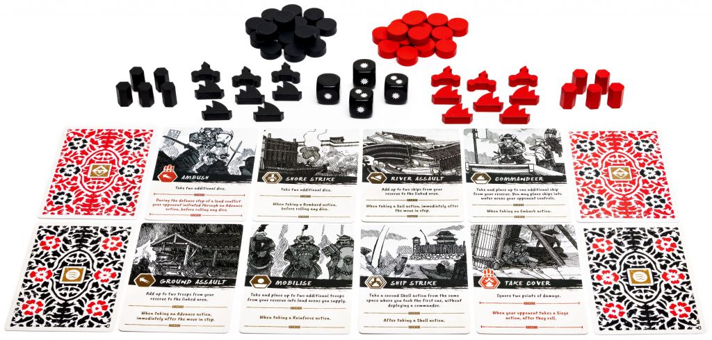 General Orders Sengoku Jidai game components