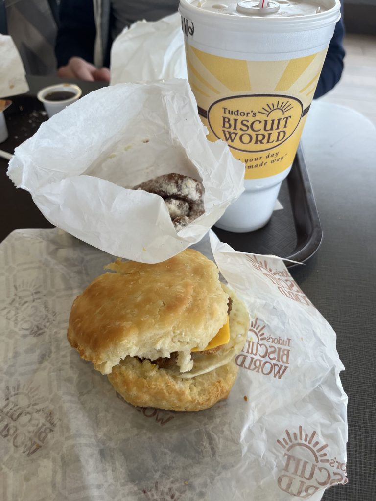 God I love biscuit sandwiches, Credit: Liberty