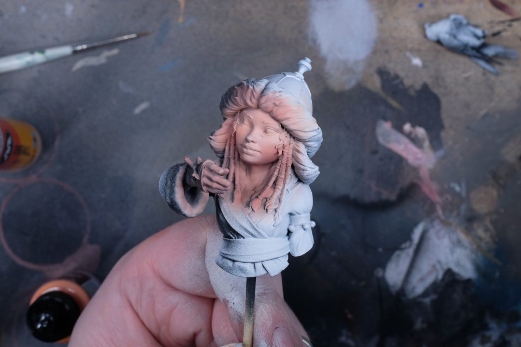 A Brush With Greatness 6: Kuri - Skin and Working With Resin