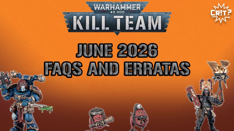 CYRAC: Kill Team June 2026 FAQs and Erratas - Tabletop Battles